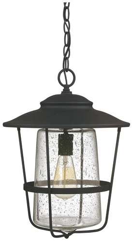 Capital Creekside 17 1/2"H Black Outdoor Hanging Light - Picture 2 of 3