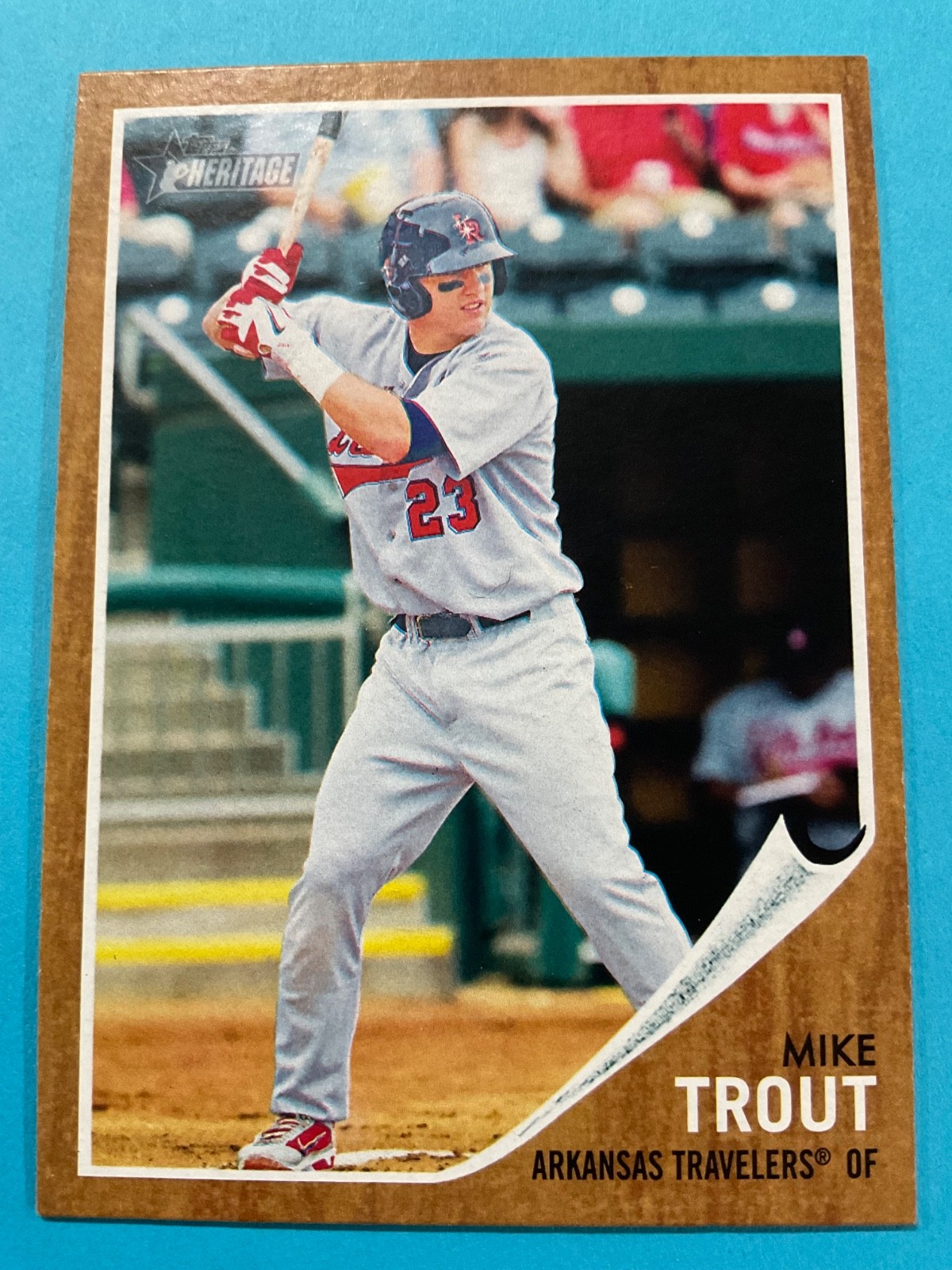 2011 Topps Heritage Minors Mike Trout Card #44