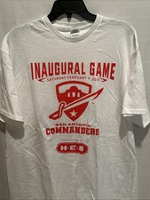 San Antonio Commanders XFL Inagural Game Shirt Size Extra Large XL February 2019