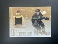 2006 Fleer Ultra Difference Makers Jersey Patch Alex Ovechkin #DMJ-AO