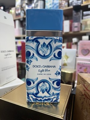 DOLCE AND GABBANA LIGHT BLUE CAPRI IN LOVE (W) EAU DE PARFUM SPRAY 100ML (T)