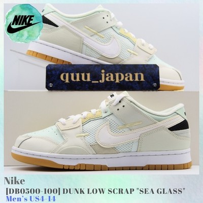 NIKE DUNK LOW SCRAP SEA GLASS DB0500-100 Men's US4-14 NEW