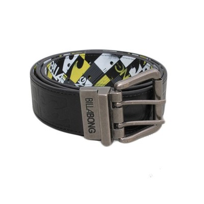 BILLABONG Herren Gürtel Revo Belt Skate&Fashion Wendegürtel reversible schwarz