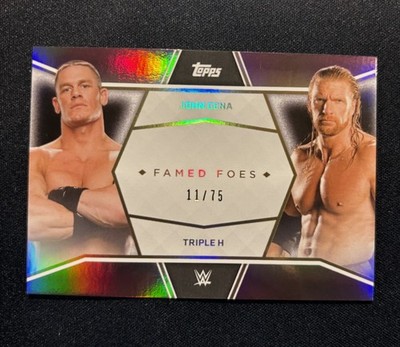 2025 Topps John Cena & Triple H Famed Foes  Foil /75