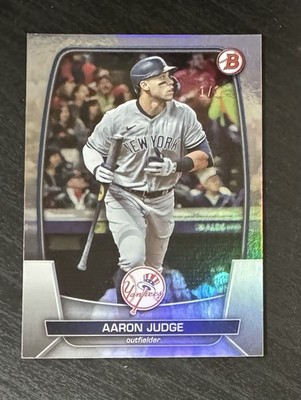 2023 Bowman - Platinum Foil Aaron Judge 1/1 #59
