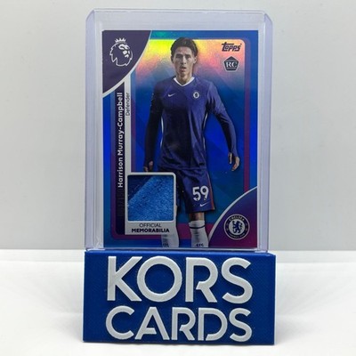 Chelsea FC HARRISON MURRAY-CAMPBELL RC PLAYER WORN PATCH /150 - 2025/26 TOPPS PL
