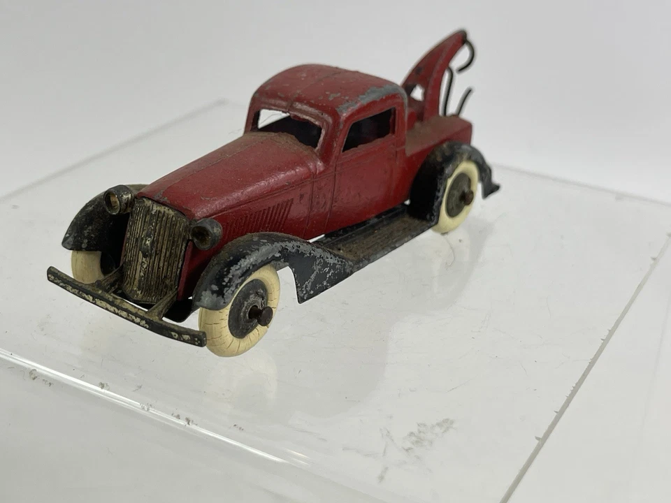 Vintage 1930’S Tootsie Toy No 806 Graham Red & Black Wrecker Tow Truck - Image 3 of 4