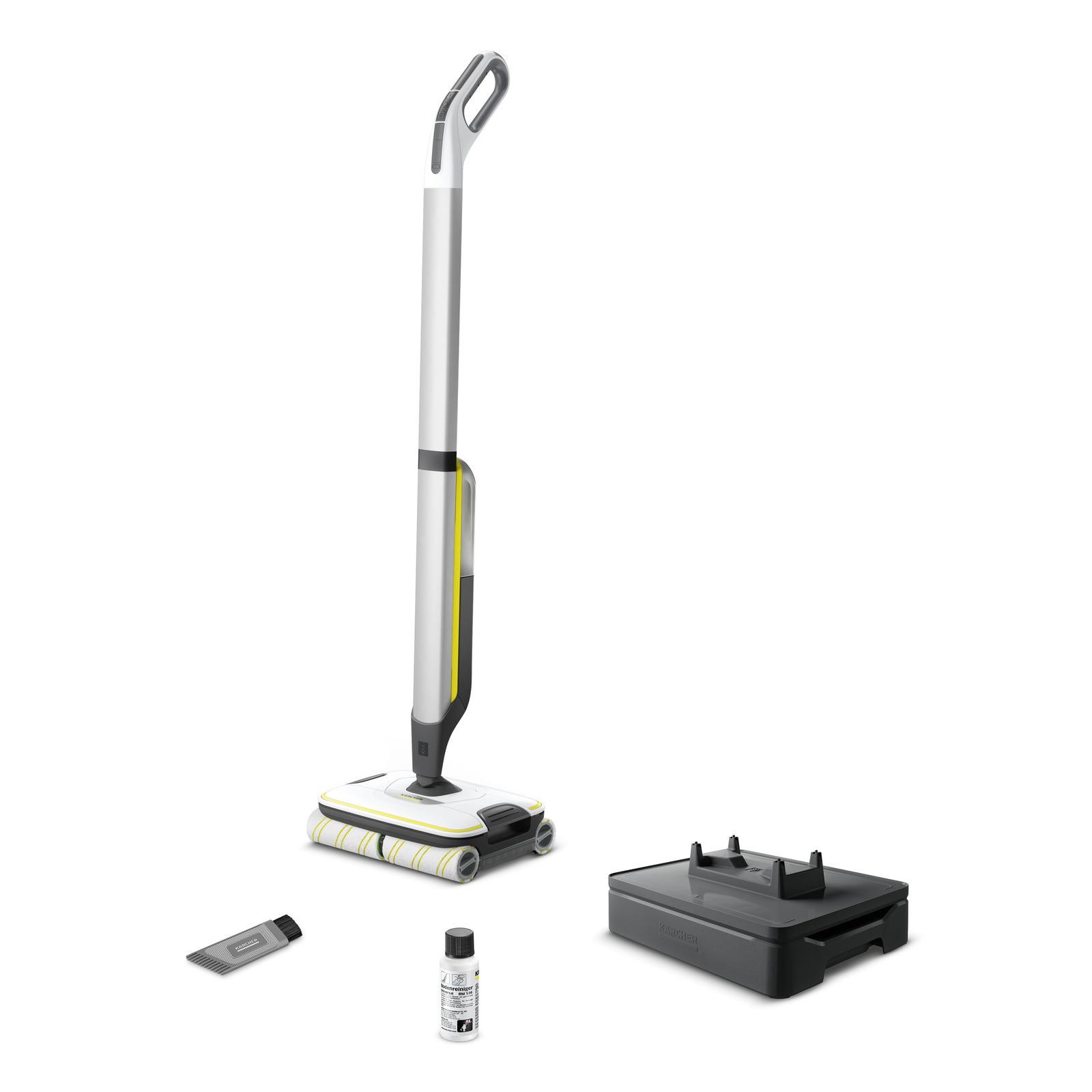 Kärcher FC 7 CORDLESS Electric broom Battery Wet Bagless Black, White, Yellow