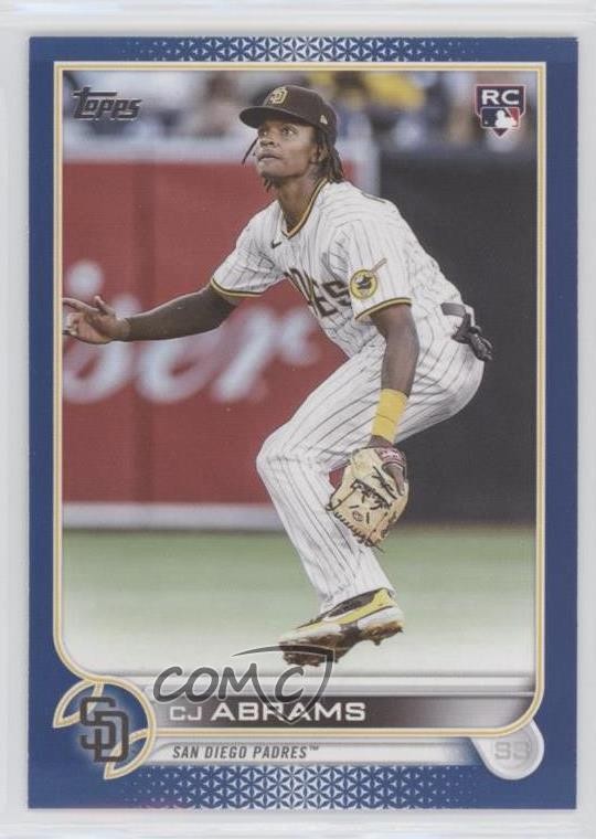 2022 Topps Update Royal Blue CJ Abrams #US34 08a4