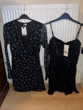 2x new dress Zara and Divided size S