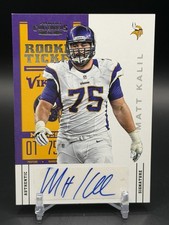 MATT KALIL Rookie Ticket Autograph Card 2012 Panini Contenders #165. rookie card picture