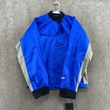 NRS Rio Jacket Mens Small Blue Pullover Waterproof Kayak Canoe Paddling Dry Top