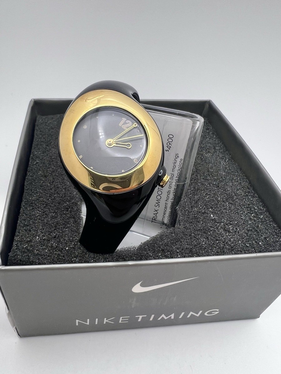 Vintage New Old Stock Nike Triax Sports Ladies 30mm Watch Black