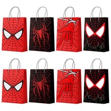 24 Pcs Spiderman Party Favors Gift Bags Candy Bags Loot Bags Marvel Party Decor