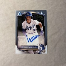 Warren Calcano Bowman Chrome 2025 Auto