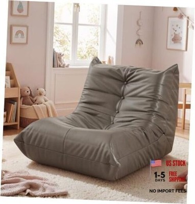 Bean Bag Chair for Kids Toddler Bean Bag Chair with Memory Foam Small Grey