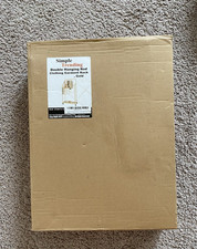 NEW Simple Trending Double Handing Rod Clothing Garment Rack Gold With 4 Hooks