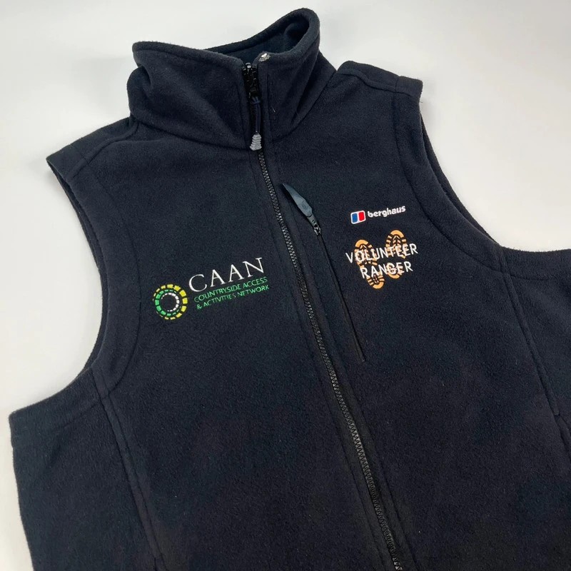 Berghaus Fleece Gilet Vest Jacket Mens Large Black Polartec Thermal Bodywarmer image 3