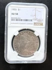 1903 Morgan Silver Dollar NGC AU58, Beautiful Coin Naturally Toned