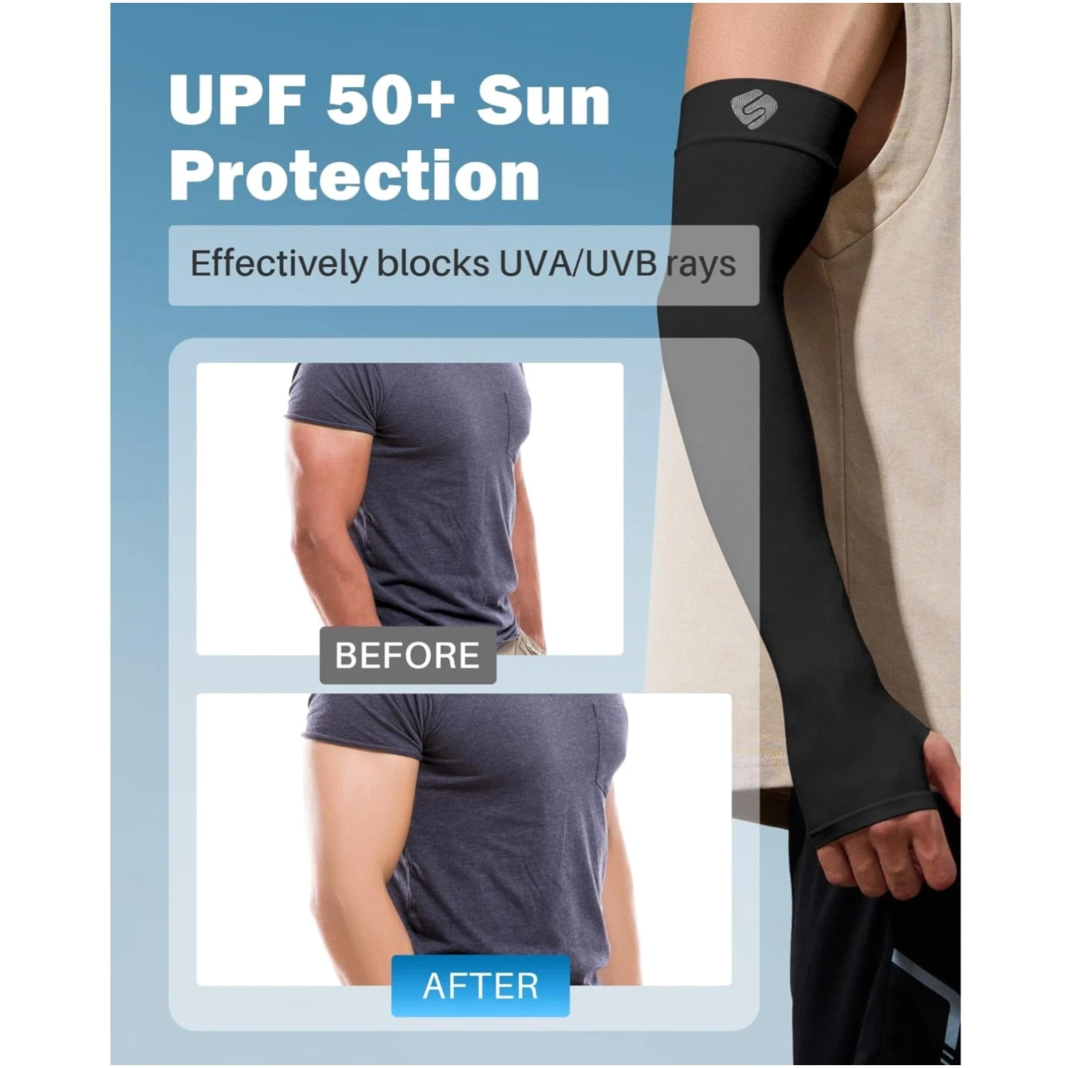 Compression Arm Sleeves for Athletic Performance