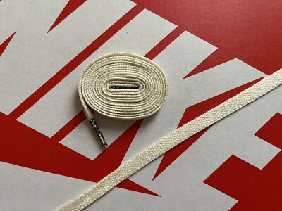 Nike Original flache Schnürsenkel in Off-White - 100% Authentic - Länge 130cm Breite 9mm