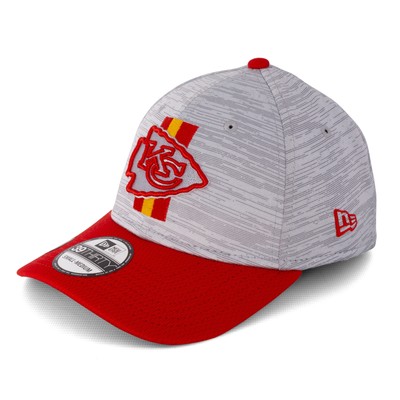 New Era NFL21 Kansas City Chiefs 39Thirty Training Stretch Cap grau rot 96065