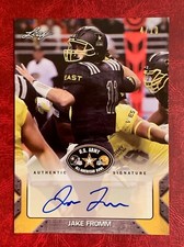 JAKE FROMM - Georgia Bulldogs - 2017 Leaf Army AUTOGRAPH RC #'d 4/10