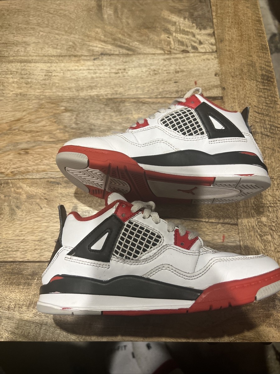 Nike Air Jordan 4 Retro 'Fire Red' BQ7669-160 Ps Preschool Nike Air Jordan 4 Retro 'Fire Red' BQ7669-160 Ps Preschool