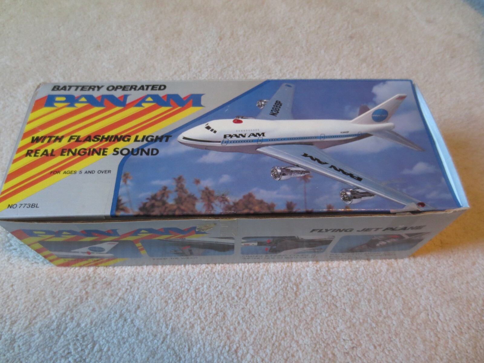 pan am toy airplane