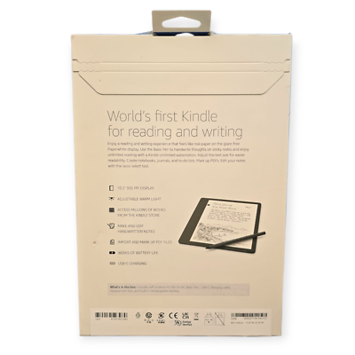 New Amazon Kindle Scribe (2022) 1st Gen. 16GB, Wi-Fi, 10.2