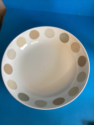 Noritake Ambience Large Serving Pasta Salad Vegetable Bowl Mocha Java Brown Tan