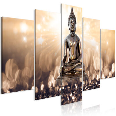 Buddha Orient Zen Spa VLIES LEINWAND DEKO BILDER WANDBILD XXL WOHNZIMMER