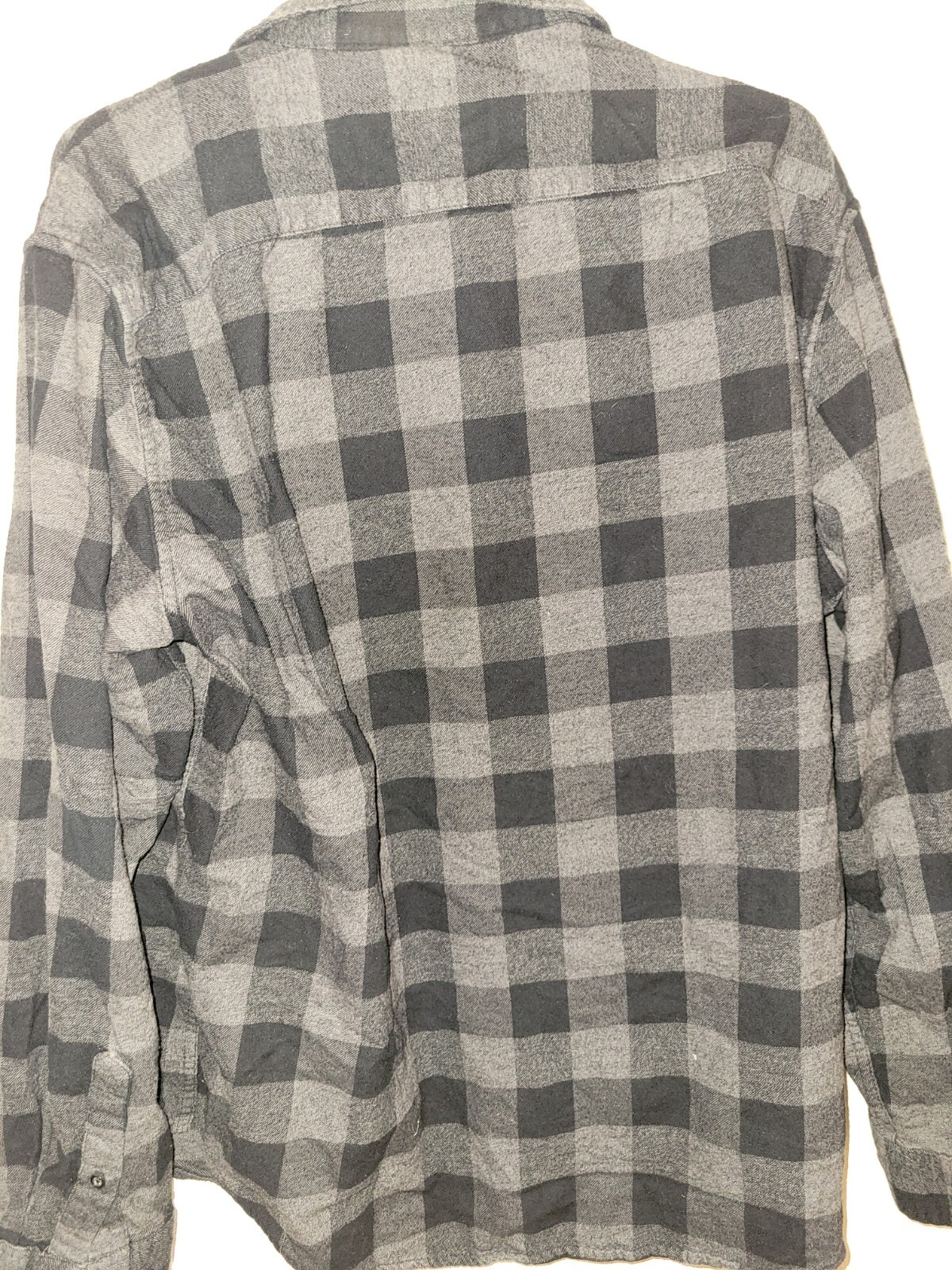Goodfellows Button Down Gray Flannel - image 2