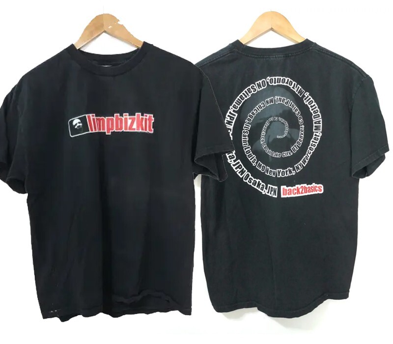 2000s Limp Bizkit Back 2 Basics Tour T Shirt classic style 2000s Limp Bizkit Back 2 Basics Tour T Shirt classic style
