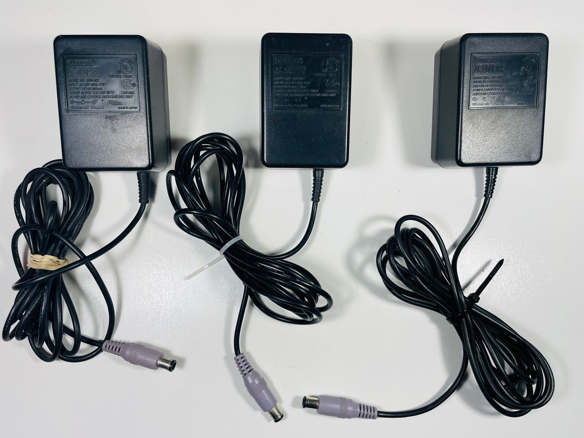 LOT of -- Super Nintendo SNES SNS-002 ORIGINAL AC Adapter Power
