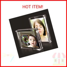 Vowcarol Acrylic Picture Frames 2.5x3.5 inches, Small Picture Frame Magnetic Pho