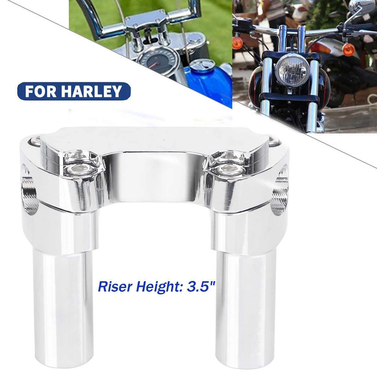 Custom Motorcycle Risers Custom Motorcycle Handlebar Risers For