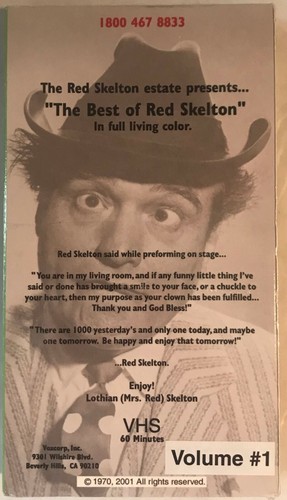 The Best of Red Skelton ~ Volume 1 ~ VHS Tape ~ Family Authorized ~ Brand New - Picture 3 of 4