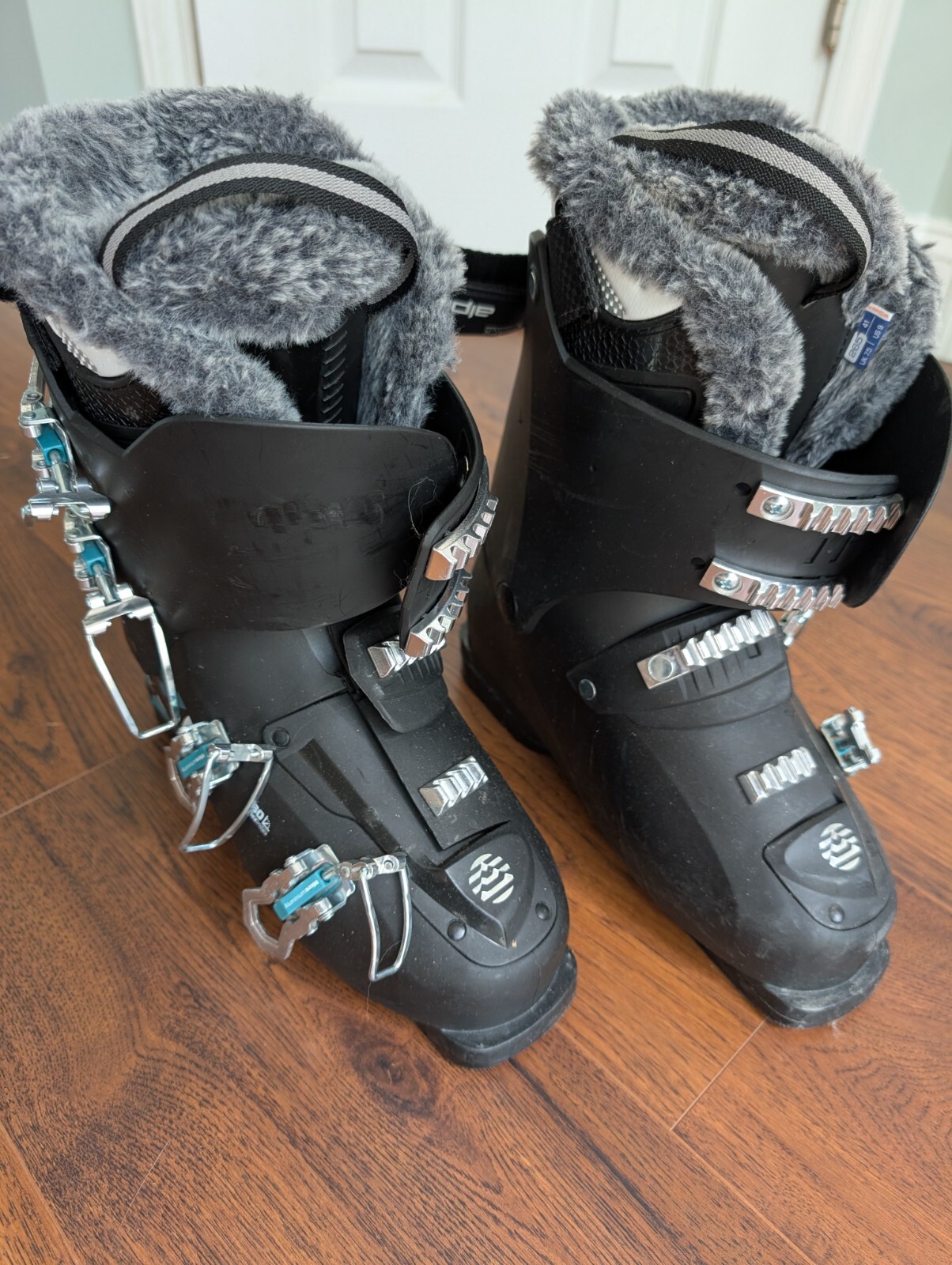 SALOMON Scarponi da sci Alpina X5 neri fibbie blu
