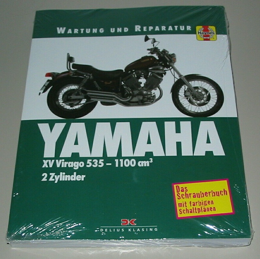 Reparaturanleitung Yamaha XV Virago 535 - 1100 cm³ 2 Zylinder Wartung Reparatur!
