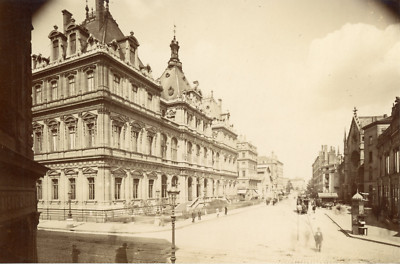 Tirage Albuminé Vintage Lyon France Vers 1875 - Format 13x18 Cm, Référence CB7041, Photographie Ancienne