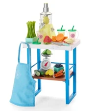 American Girl Doll Blue JUICE BAR for BARISTA BAR Coffee Shop Cafe NOT included