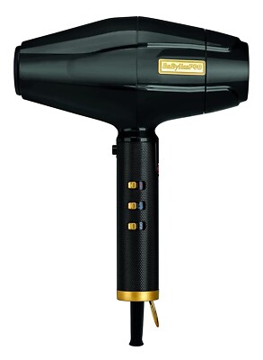 BaByliss PRO Black FX High Performance Professional Hair Dryer - Black (FXBDB1)