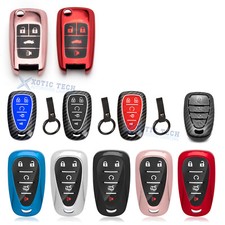 Remote Key Fob Shell Cover Skin Accessories For Chevy Camaro Cruze Volt 2016-up