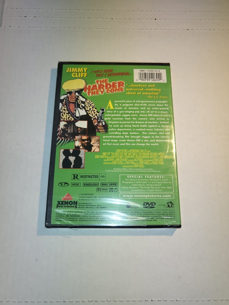 The Harder They Come (DVD, 2002) for sale online | eBay