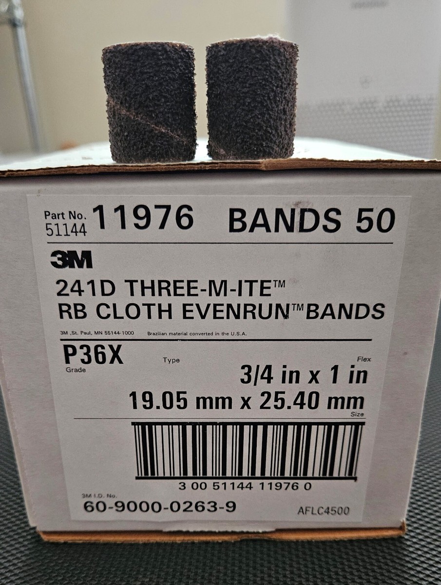 Box of 49-3M 241D THREE-M-ITE Cloth Evenrun Cartridge Bands