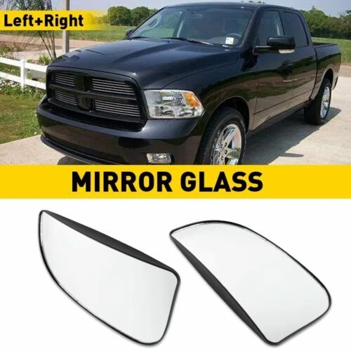 Pair Rear Mirror Tow View Spotter lower Fits Glass Dodge Ram 1500 2500 3500 4500