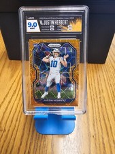 2020 Panini Prizm - Rookie Lazer Prizm #325 Justin Herbert (RC) + PATCH + 3 RC