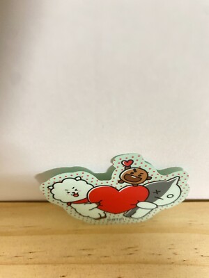 RJ SHOOKY VAN BT21 BTS Mini Sticker Japanese Rare Kawaii Big Heart