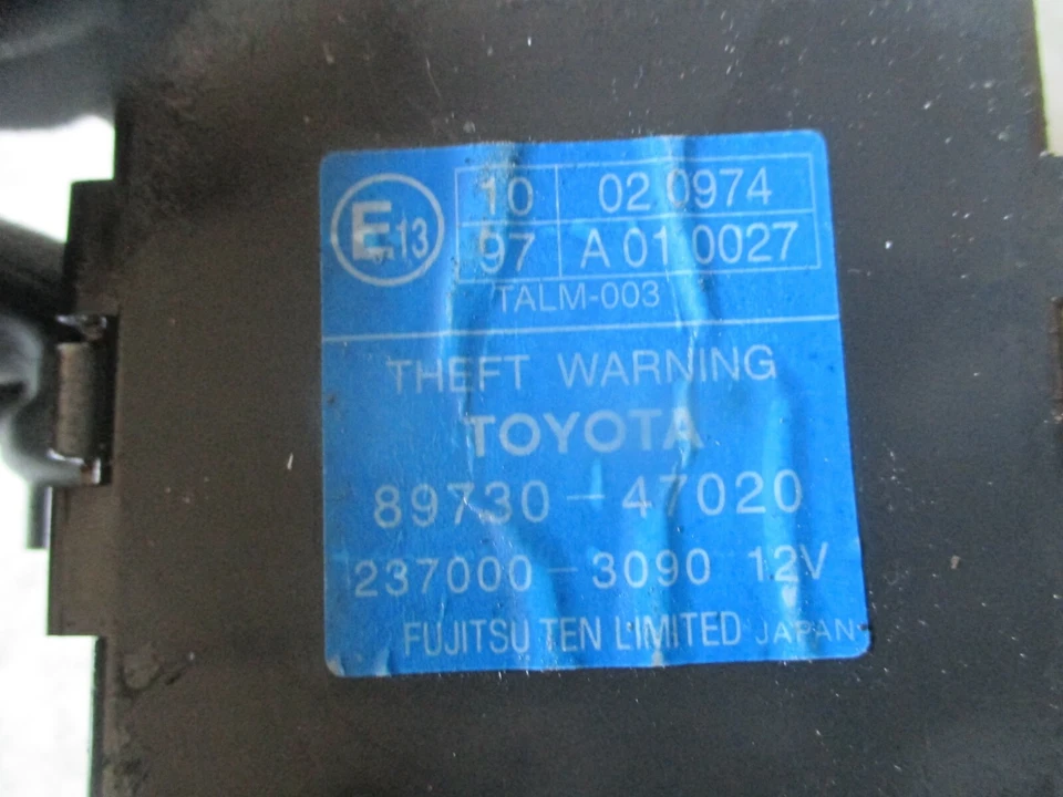 TOYOTA PRIUS 2005 XW20 ANTI THEFT ALARM MODULE ECU 8973047020 - Image 4 of 4